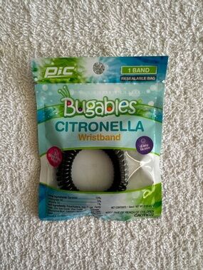 Bugables Citronella Wristband Black